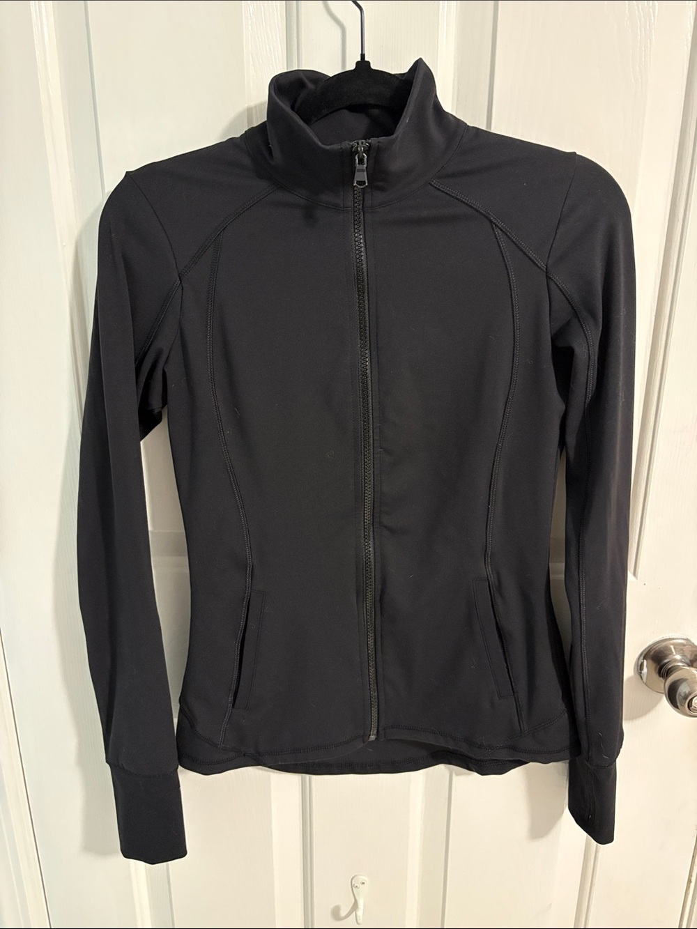 Gottex Black Full‑Zip Utility Jacket small